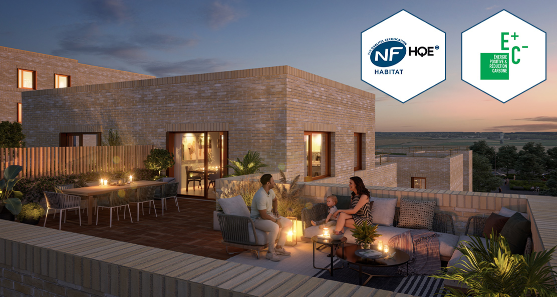 Terrasse et normes HQE E+C-